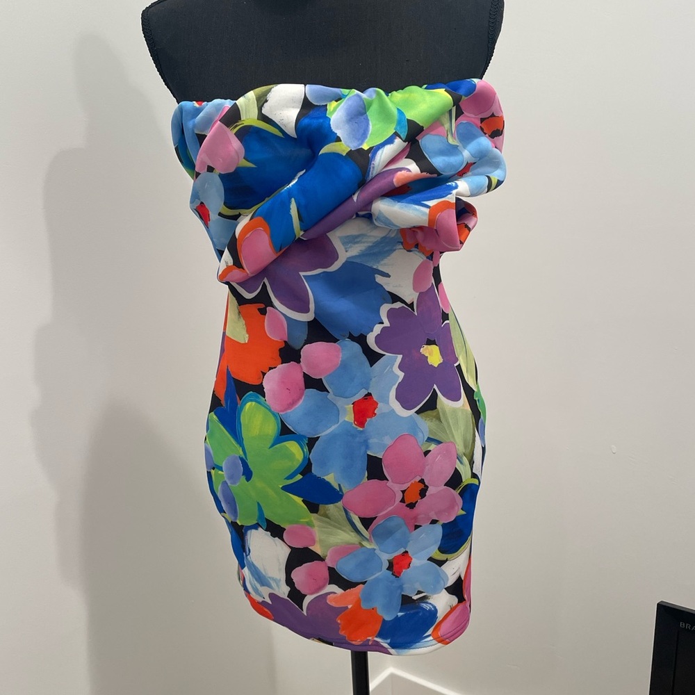 Floral Ruffle Dress NWT